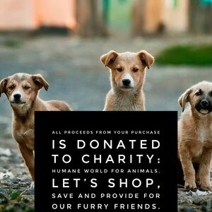 Support Animals / 100% Donated to Charity